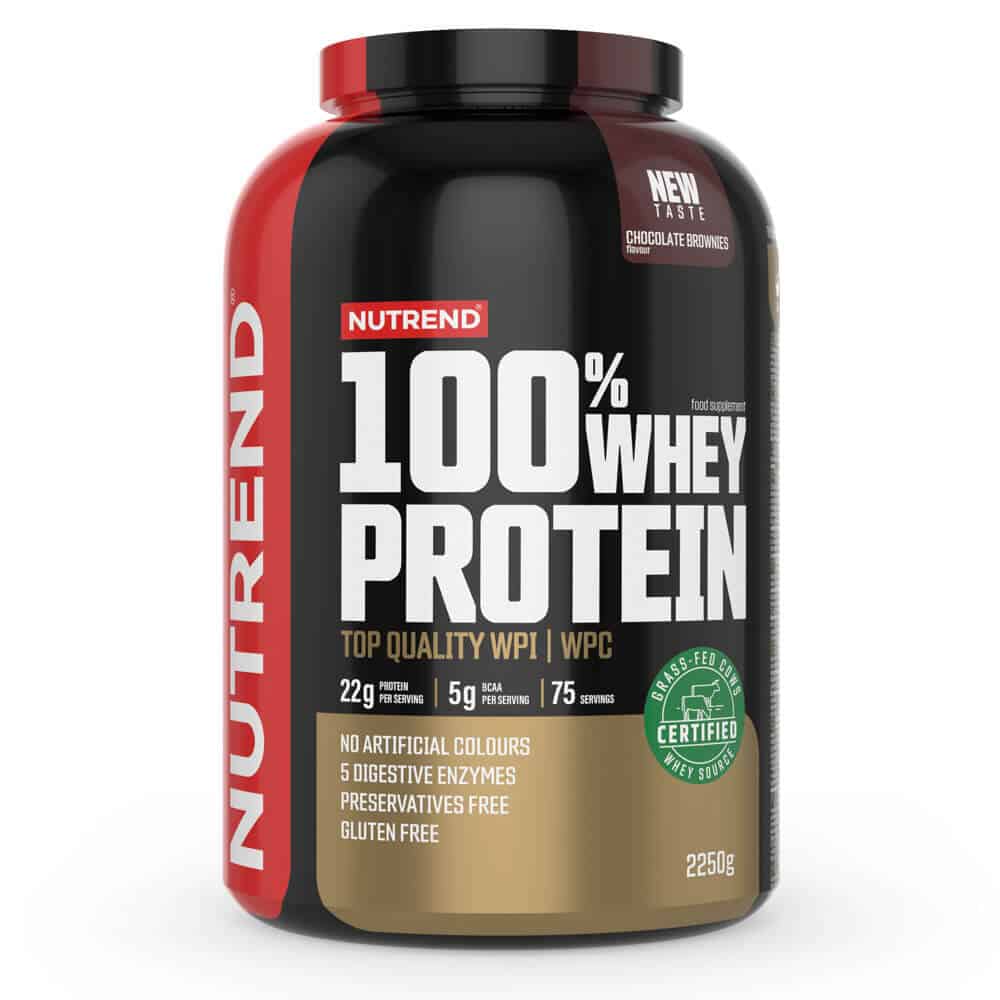 100% Whey Protein 2250g (Nutrend) Chocolate Brownies
