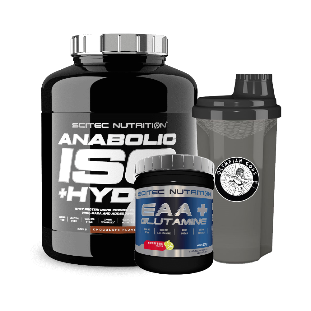 Anabolic Iso+Hydro 2350g + EAA + Glutamine 300g (Scitec Nutrition) + Shaker 700ml (Olympian Gods)