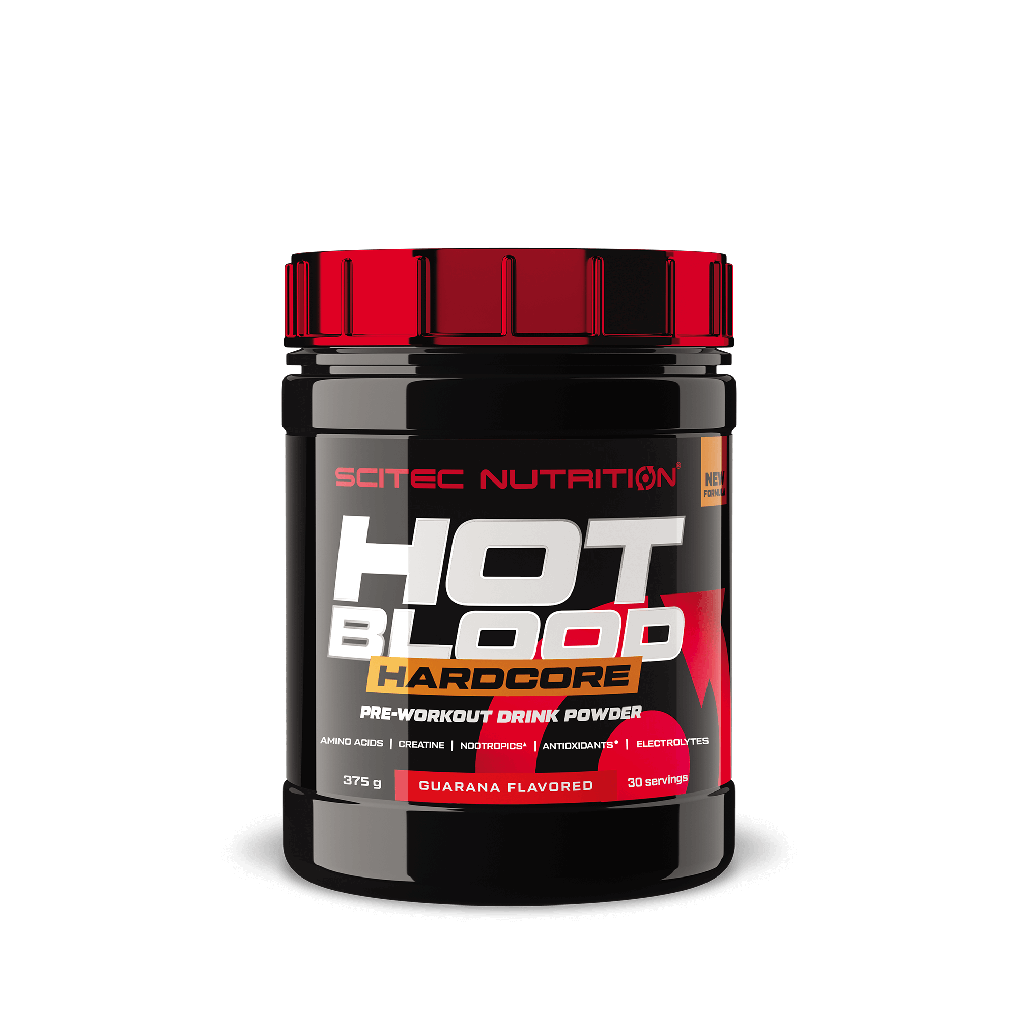 Hot Blood Hardcore 375g (Scitec Nutriton) Guarana