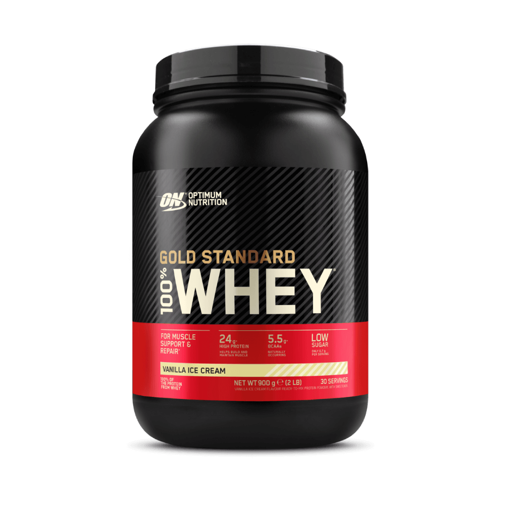 100% Whey Gold Standard 908g (Optimum Nutrition) Vanilla Ice Cream