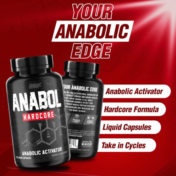 Anabol Hardcore 60caps (Nutrex Research) - Image 3