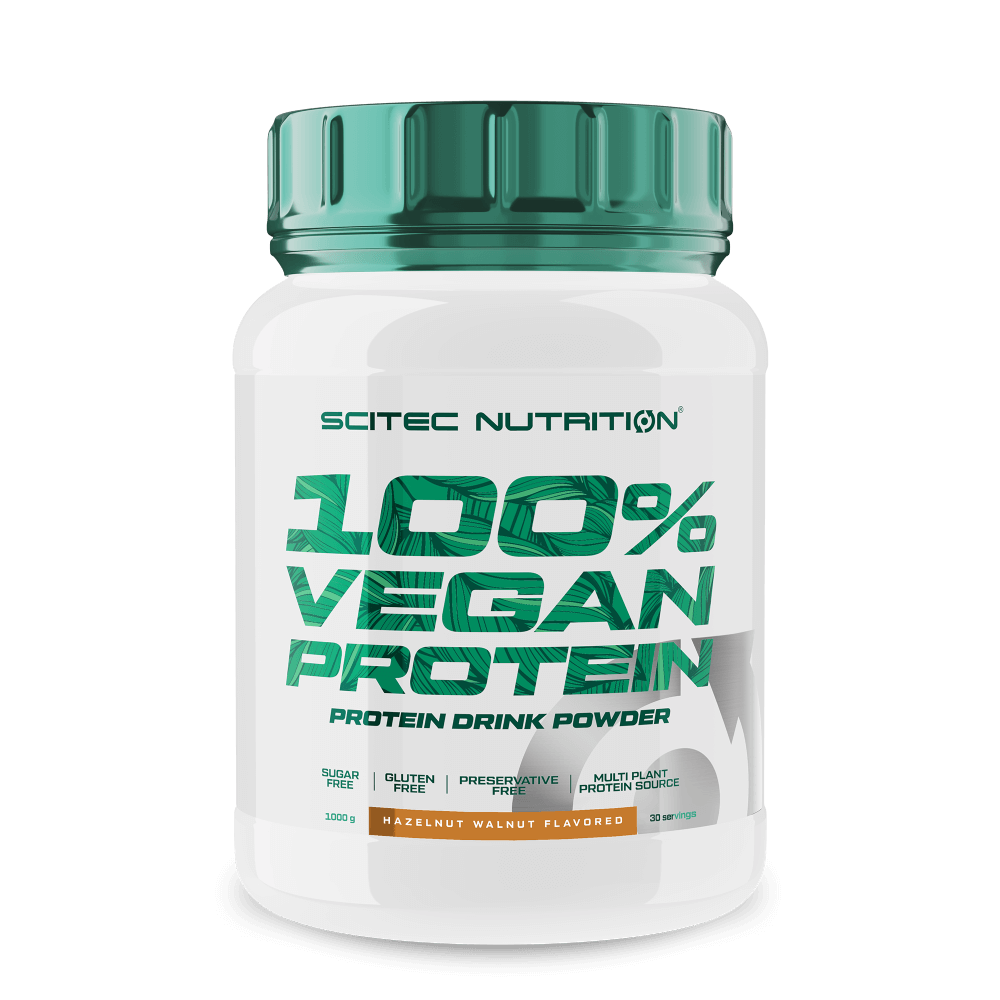 100% Vegan Protein 1000g (Scitec Nutrition) Hazelnut-Walnut
