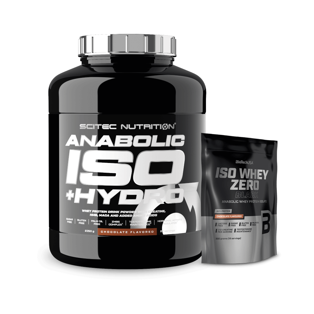 Anabolic Iso+Hydro 2350g (Scitec Nutrition) + Iso Whey Zero Black 500g (BiotechUSA)