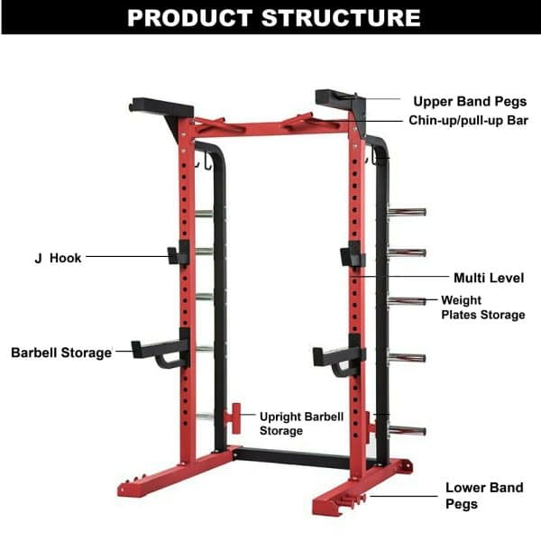 POWER HALF RACK (RK212) OPTIMUM - Image 2