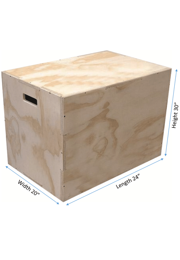 PLYOMETRIC BOX WOOD 70X60X50CM OPTIMUM - Image 3