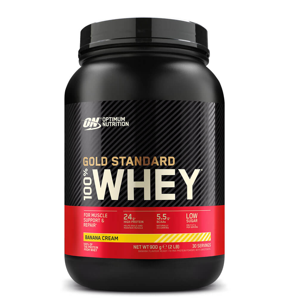 100% Whey Gold Standard 908g (Optimum Nutrition) Banana Cream