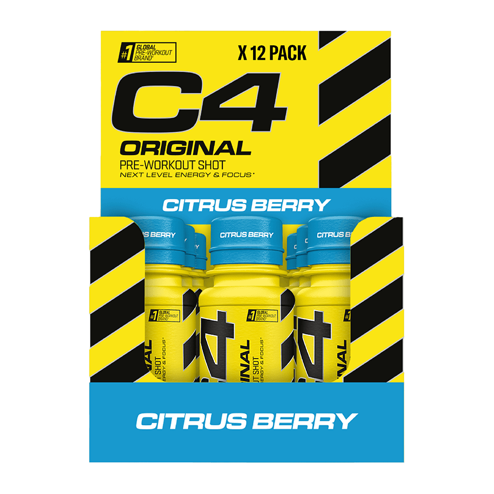 C4 Original Pre-workout shot 12x60ml (Cellucor) Citrus Berry