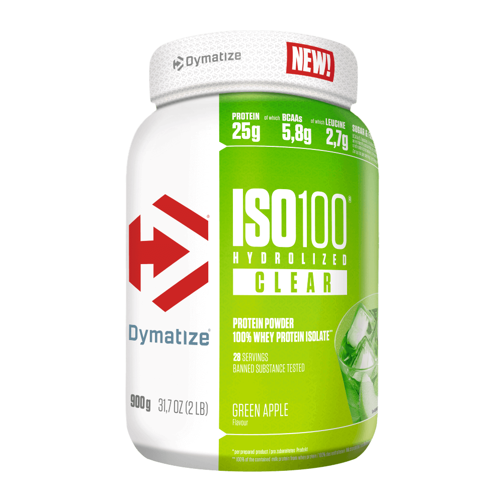 Iso 100 Hydrolyzed Clear 900g (Dymatize) Green apple