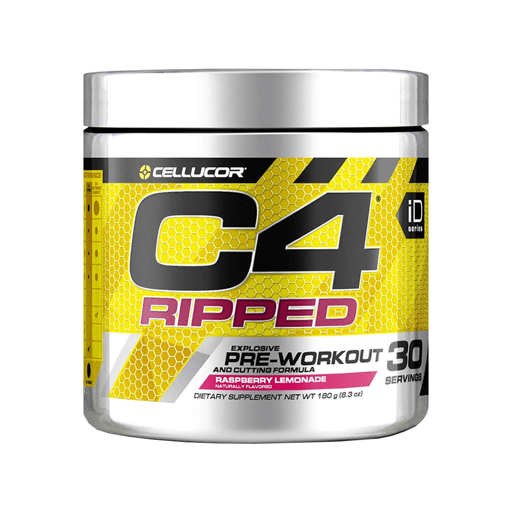 C4 Ripped Pre-workout 180g, 30servs (Cellucor) Raspberry Lemonade