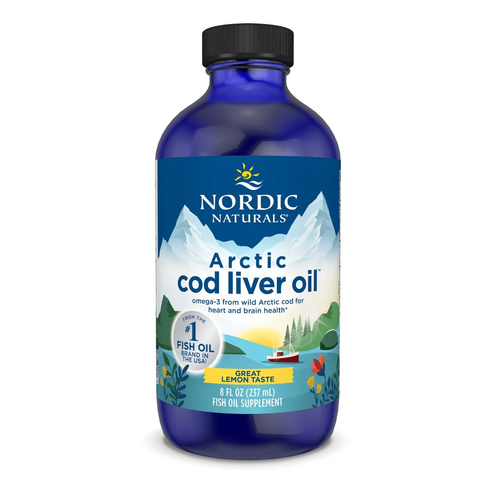Arctic Cod Liver Oil 237ml (Nordic Naturals)