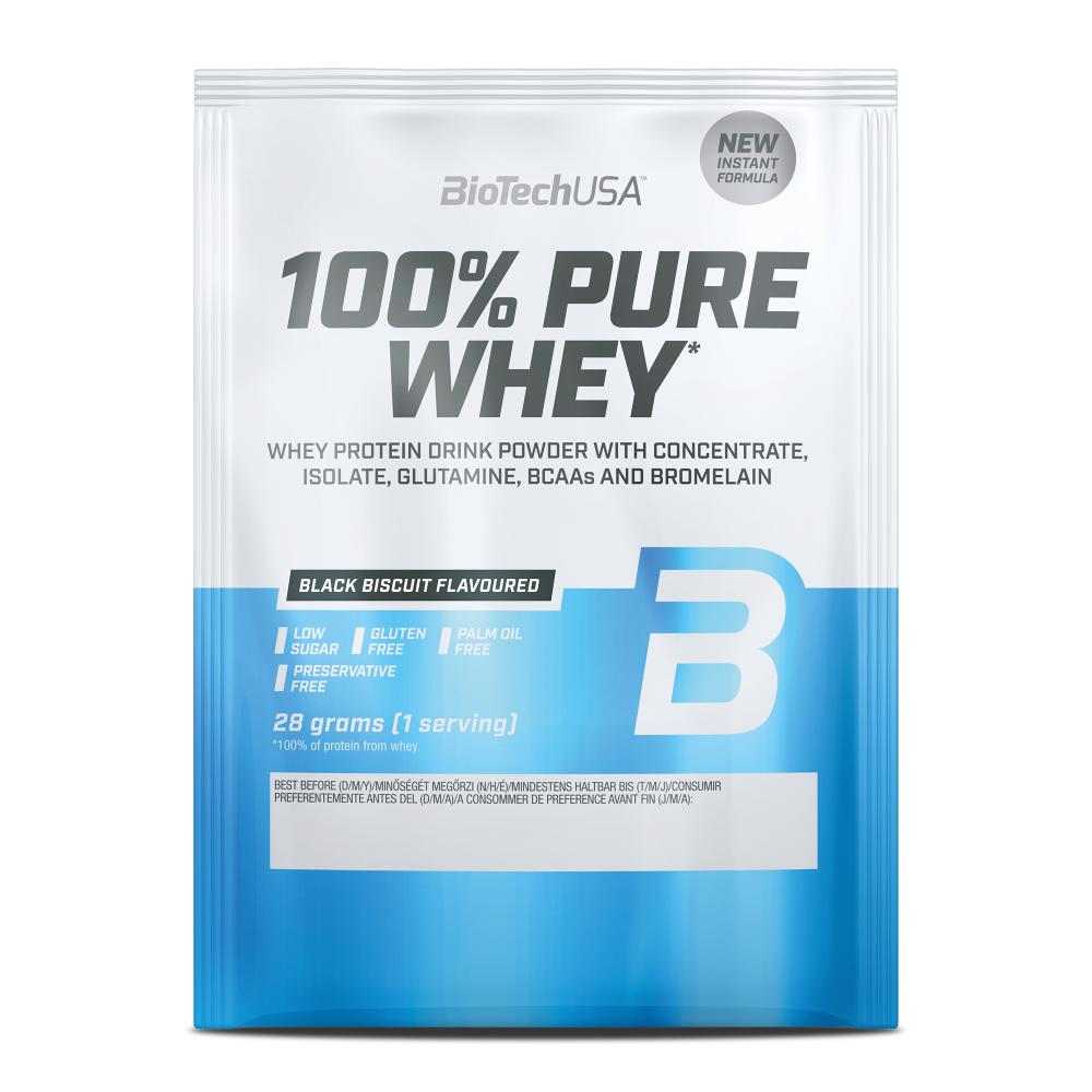100% Pure Whey 28g (BiotechUSA) Black biscuit