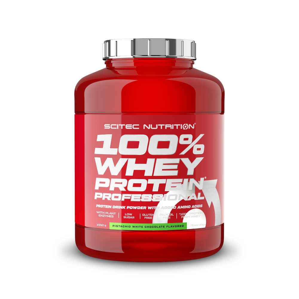 100% Whey Protein Professional 2350g (Scitec Nutrition) Pistachio White Chocolate
