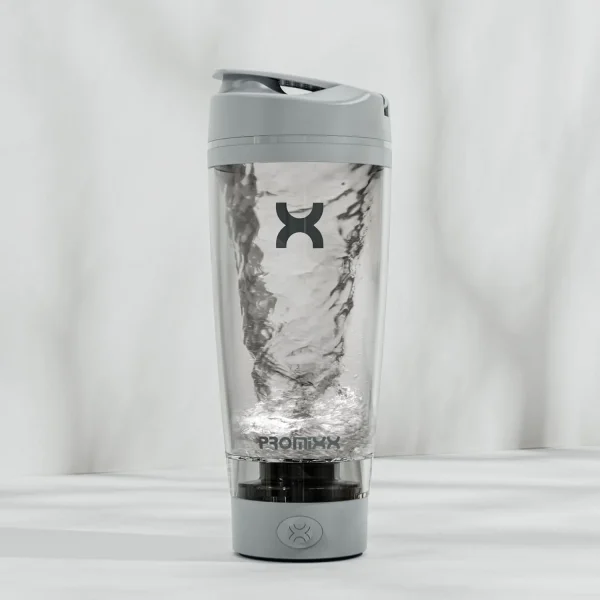 PRO Plastic Electric Shaker Cool Gray 600ml (PROMiXX) - Image 2