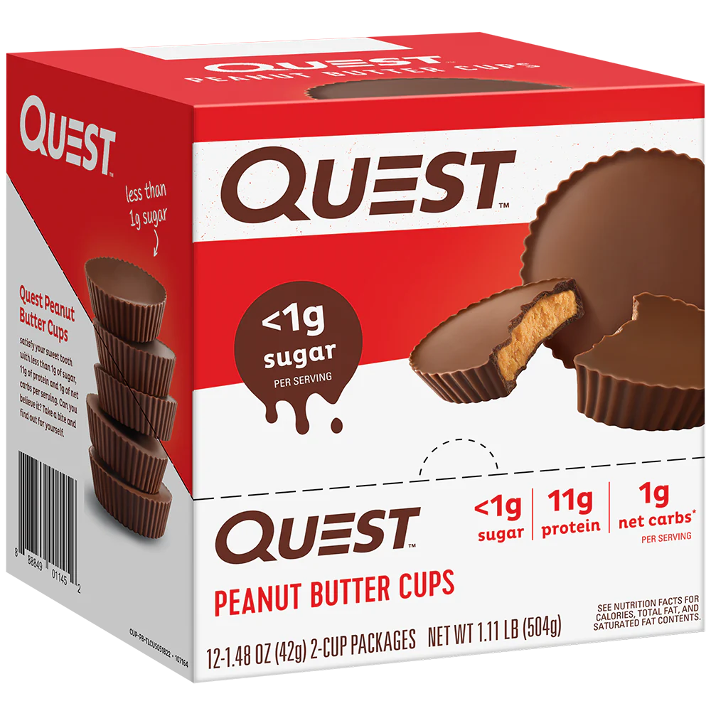 Peanut Butter Cups 12x42g (Quest Nutrition)