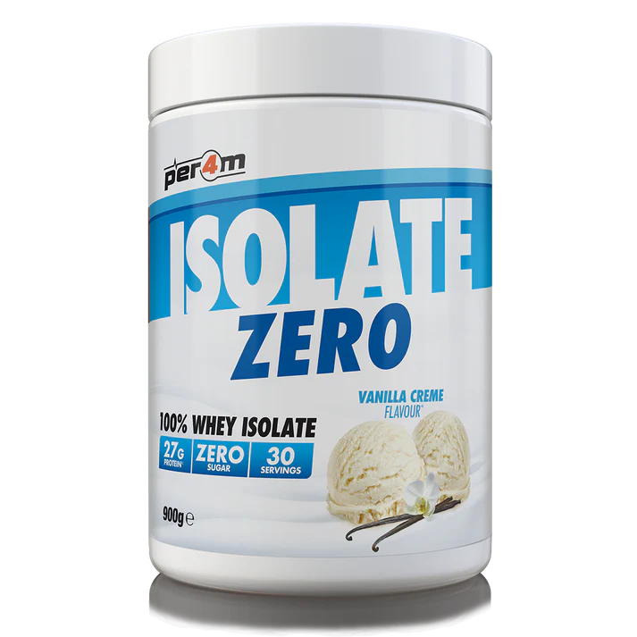 Isolate Zero Whey Protein 900g (PER4M Nutrition) Vanilla Creme