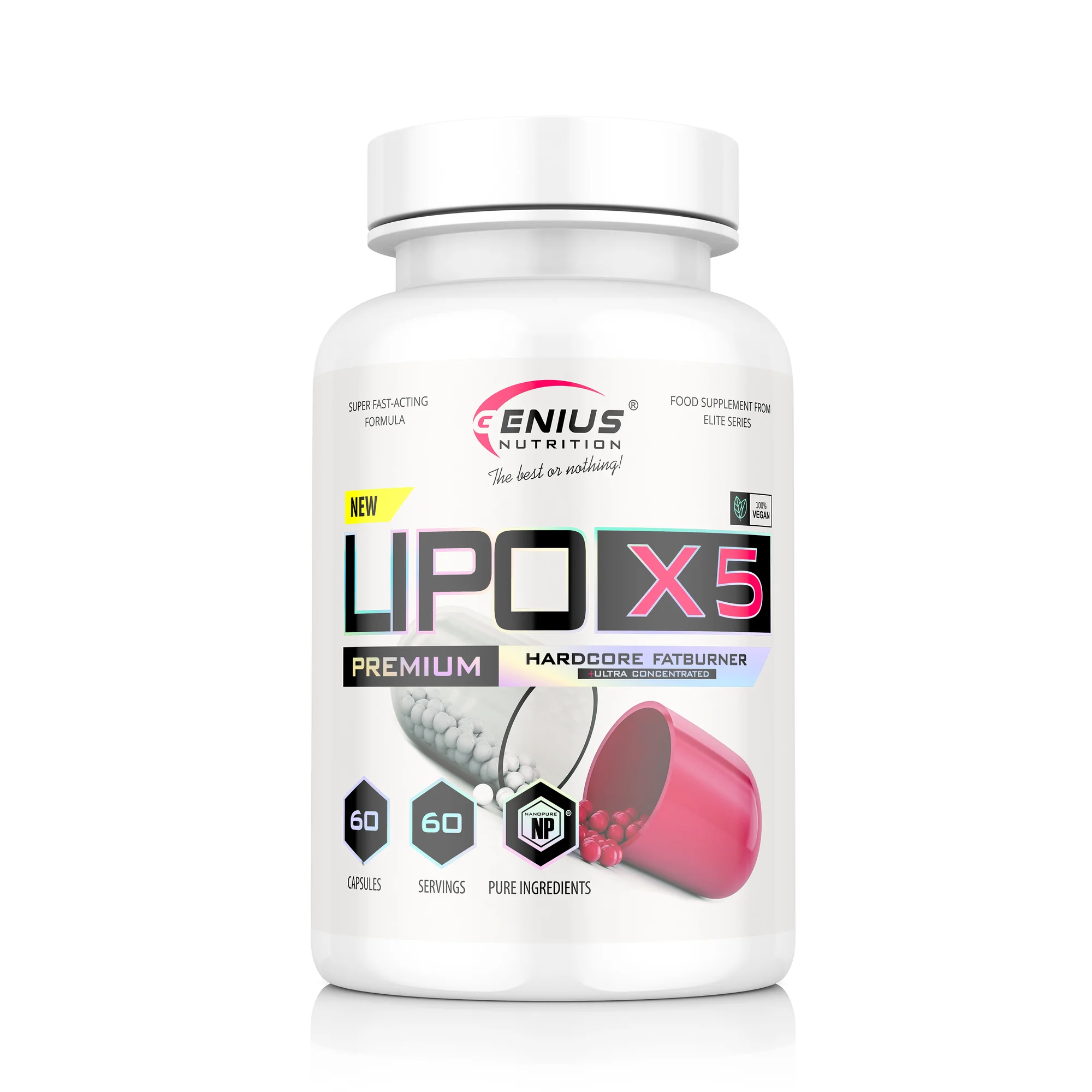 LIPO-X5 60caps (Genius Nutrition)