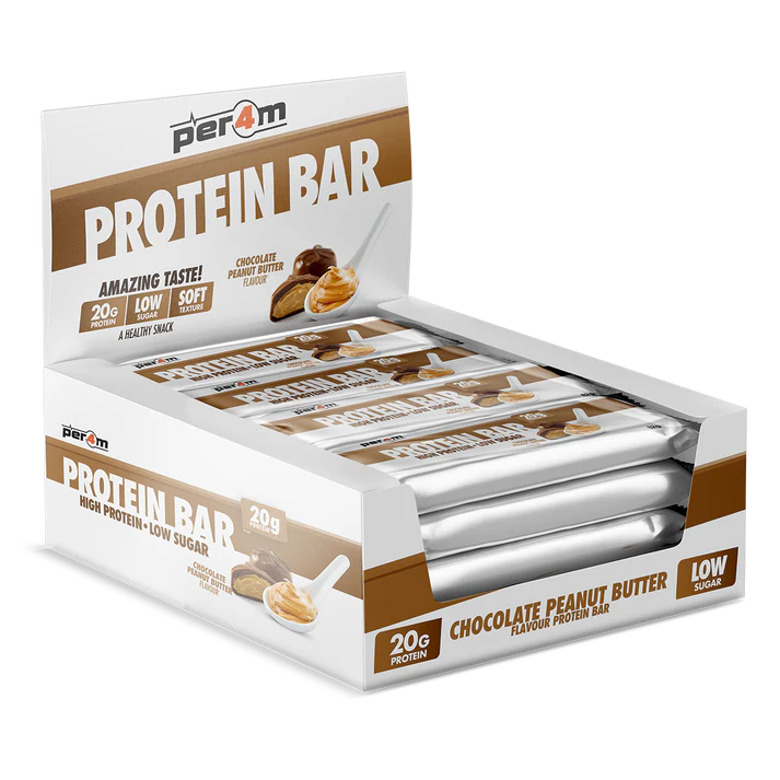 Protein Bar 12x62g (PER4M Nutrition) BBE. 19/04/26