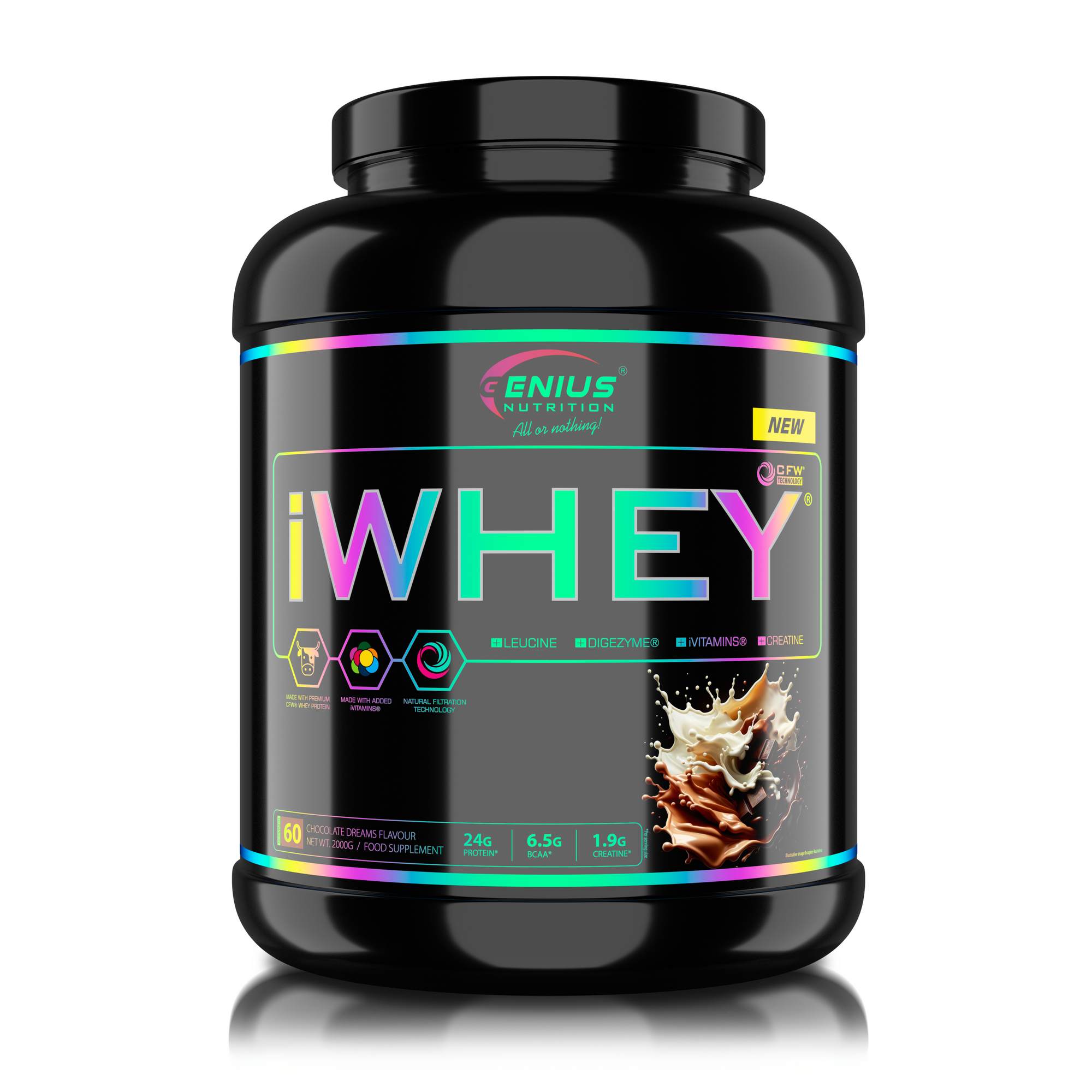 iWHEY® 2000g (Genius Nutrition) Chocolate