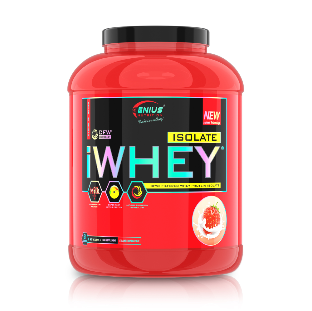 iWHEY® Isolate 2000g (Genius Nutrition) Strawberry