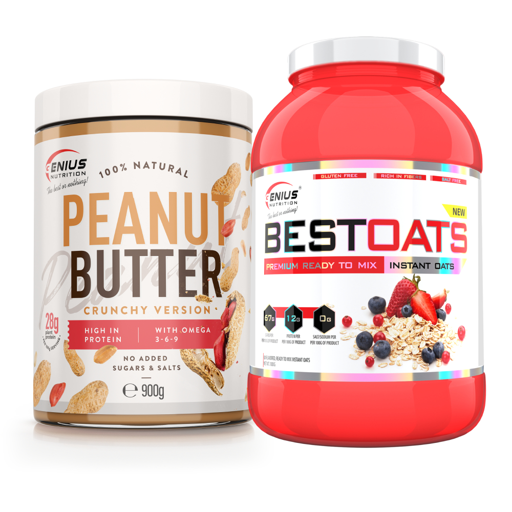 BESTOATS 1000g + Peanut Butter 900g (Genius Nutrition)