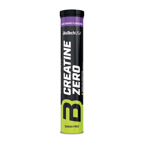 Creatine Zero effervescent tablets 18tabs (BiotechUSA) Blue Grape
