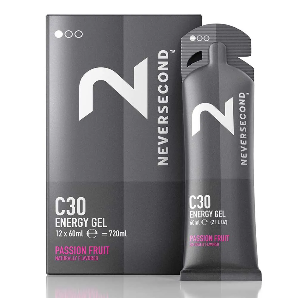 C30 Energy Gel 12x60ml (NeverSecond) Passion Fruit