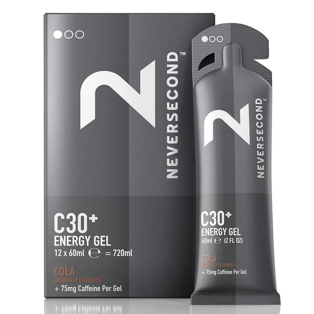 C30 Energy Gel+ with Caffeine 12x60ml (NeverSecond)