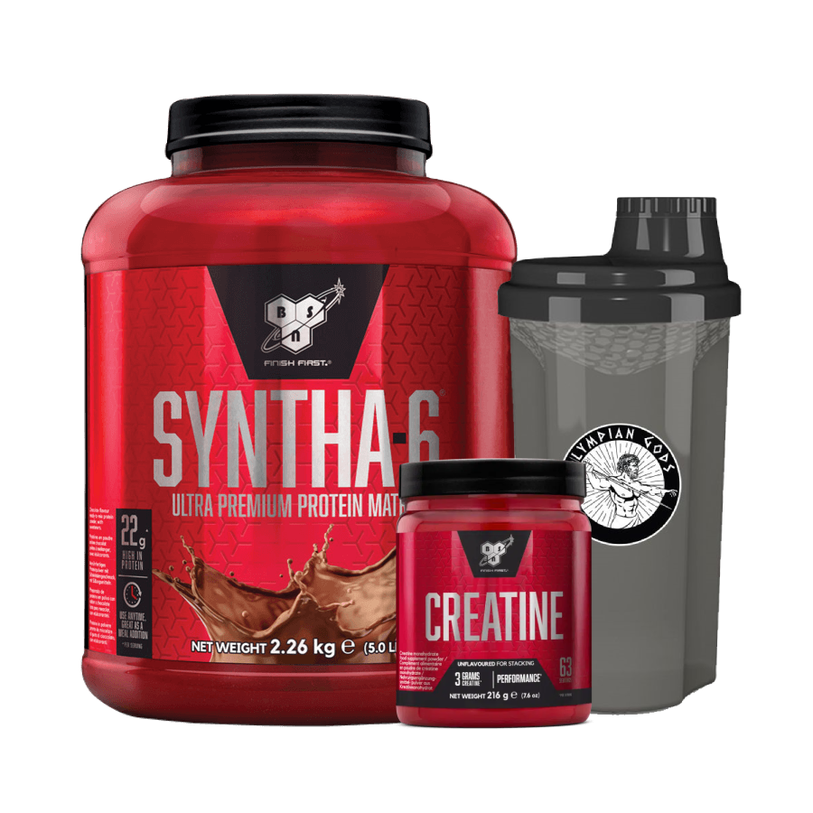 Syntha-6 2270g + DNA Creatine 216g (BSN) + Shaker 700ml (Olympian Gods)