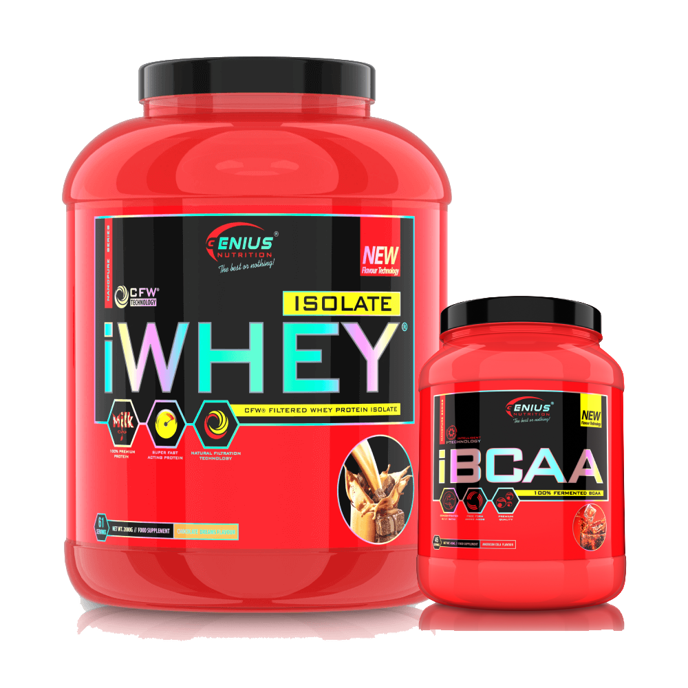 iWHEY® Isolate 2000g + iBCAA 450g (Genius Nutrition)
