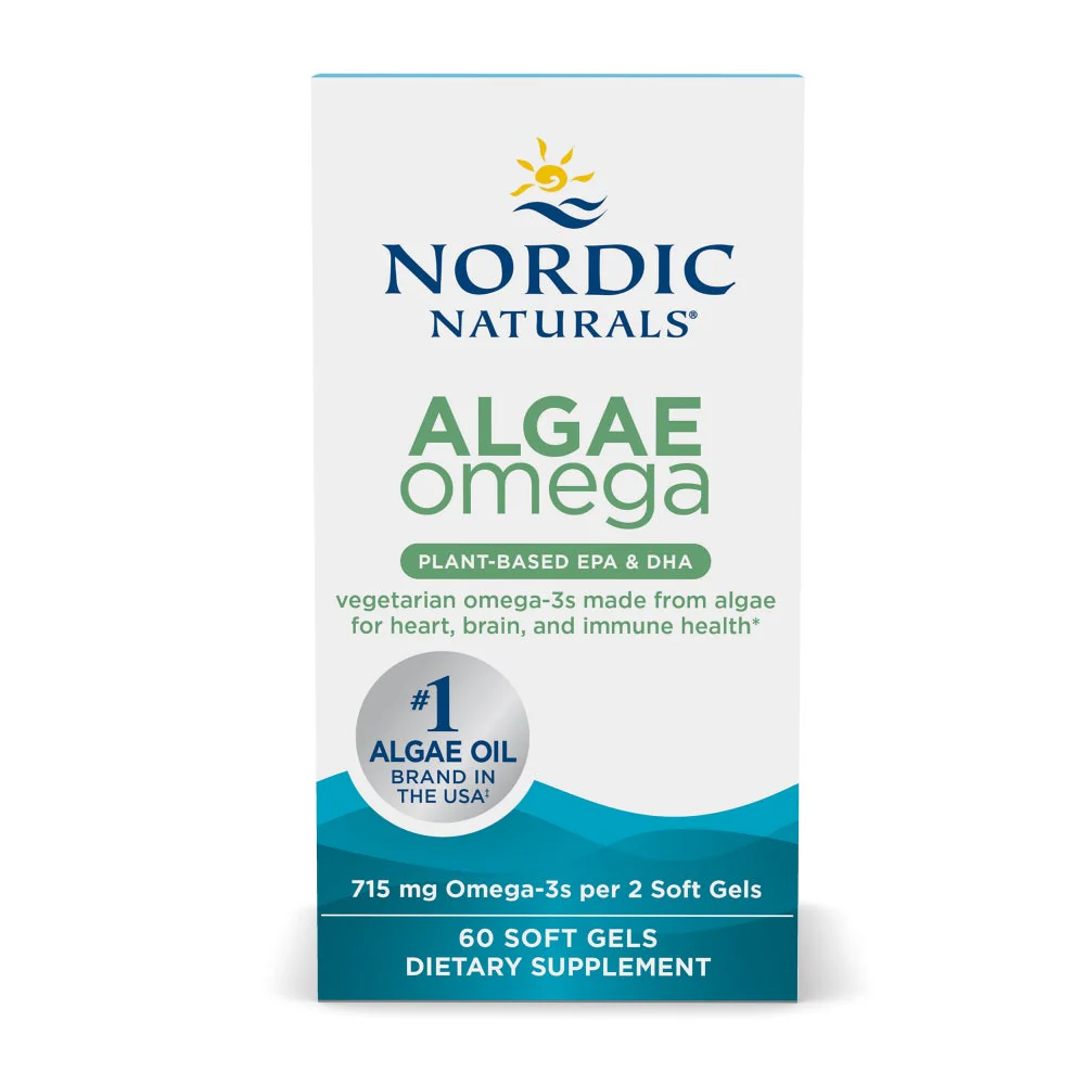 Algae Omega, 715mg Omega 3 120caps (Nordic Naturals)