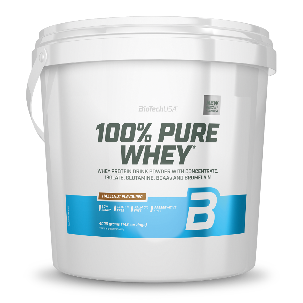 100% Pure Whey 4000g (BiotechUSA) Hazelnut