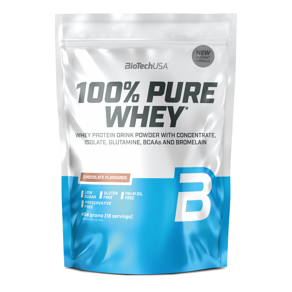 100% Pure Whey 454g (BiotechUSA) Black biscuit