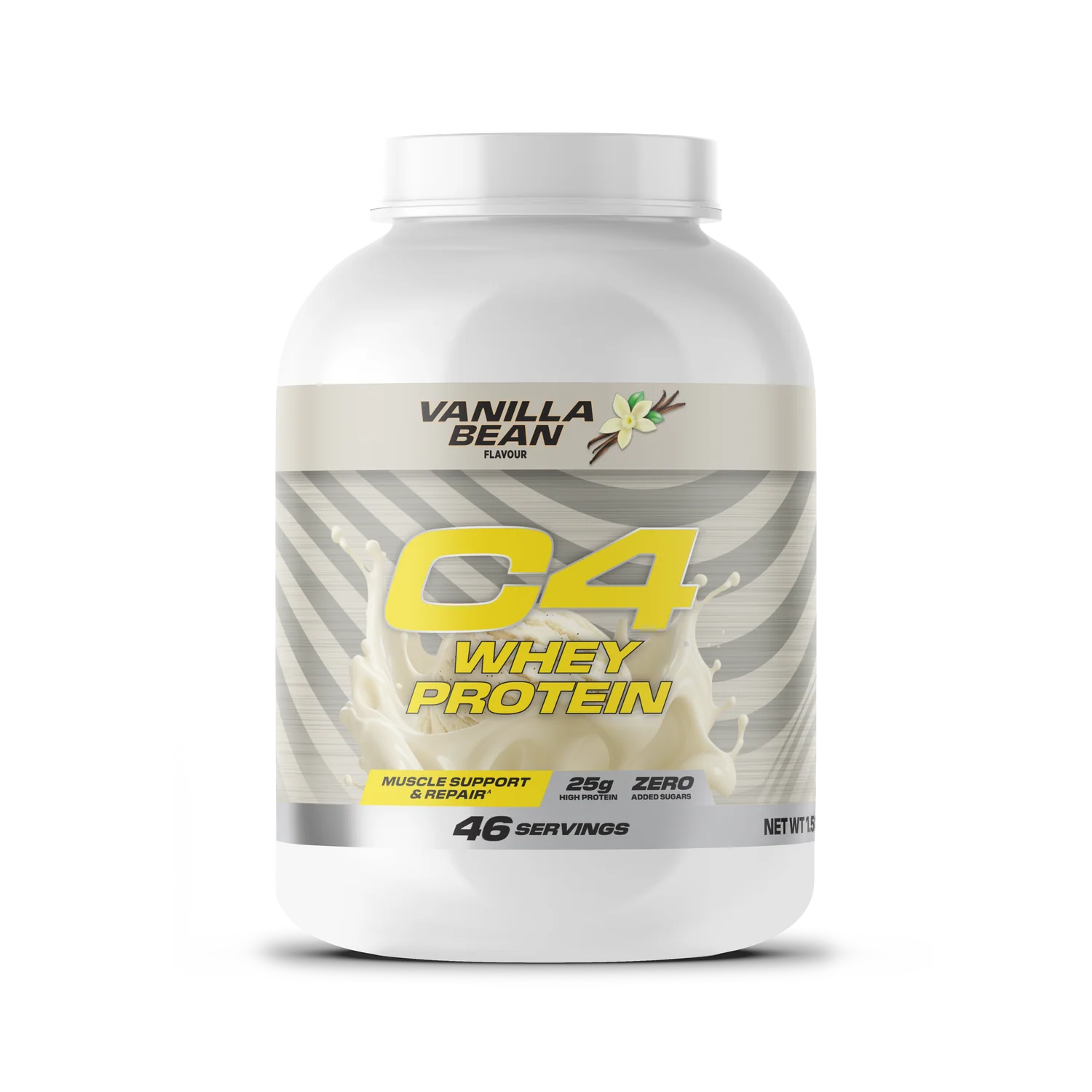 C4 Whey Protein 1587g-1700g, 46servs. (Cellucor) Vanilla Bean