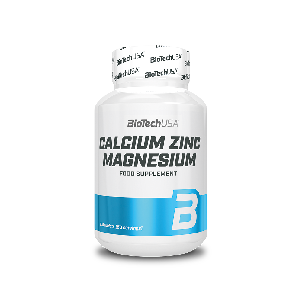 Calcium Zinc Magnesium 100tabs (BiotechUSA)