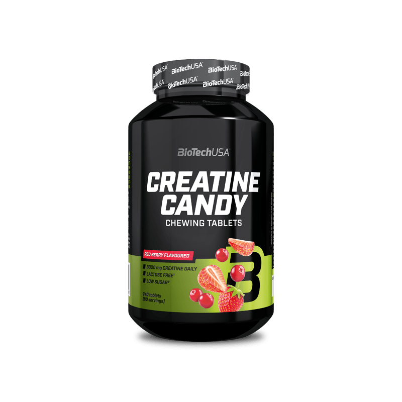 Creatine Candy 240 chewing tabs (BiotechUSA)