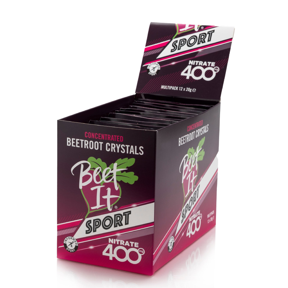 Nitrate 400 Concentrated Beetroot Crystals 12x20g (Beet It Sport)