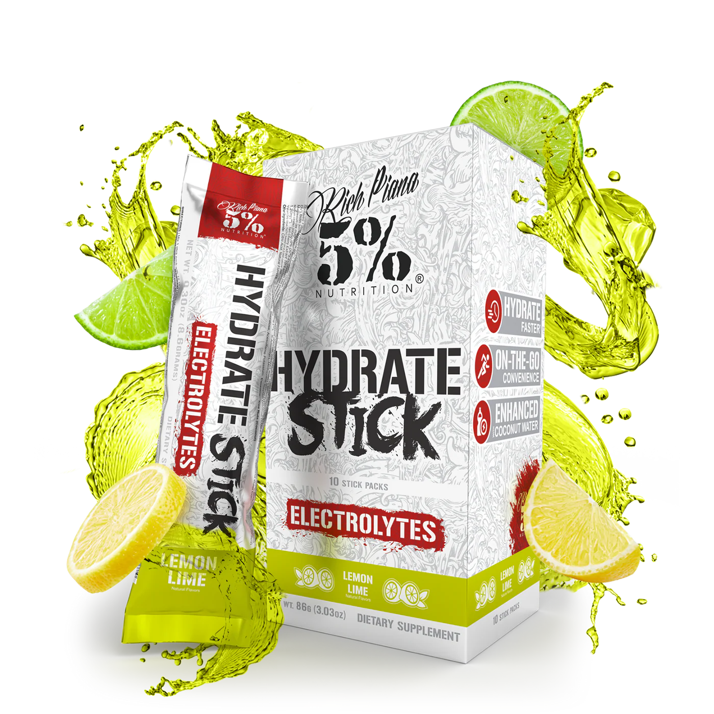 Hydrate - Legendary Series Stick Packs 10x9g (5% Nutrition)