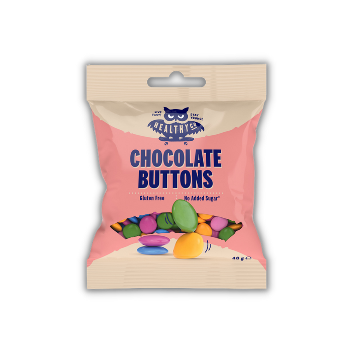 Chocolate Buttons 40g (HealthyCo)