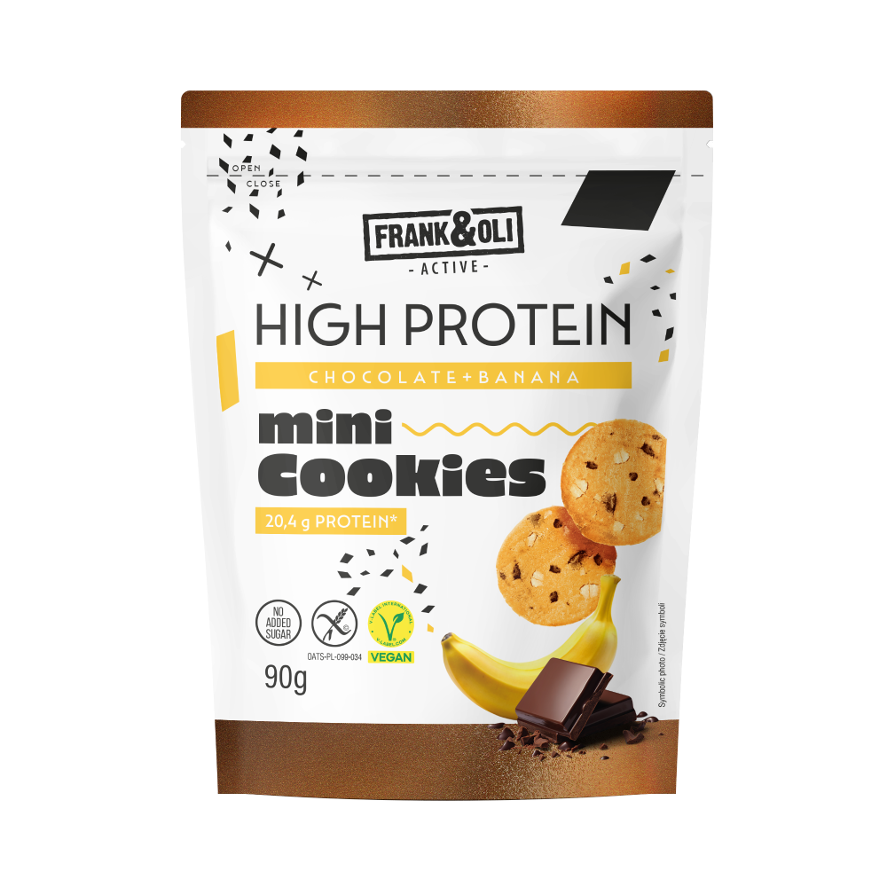 High Protein Mini Cookies 90g (Frank & Oli)
