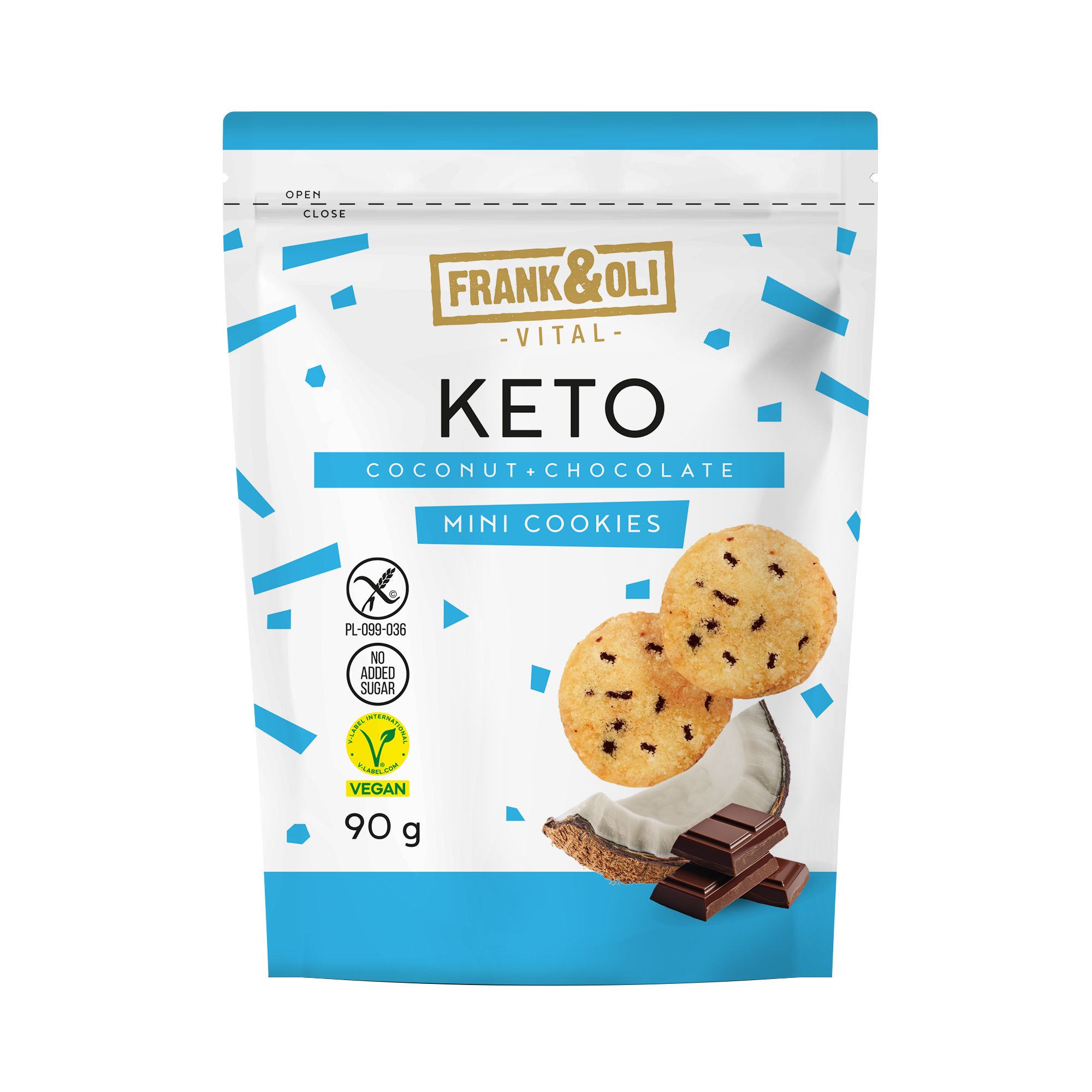 Keto Mini Cookies 90g (Frank & Oli)