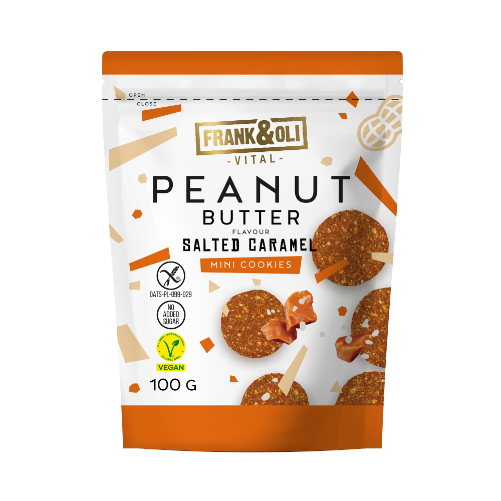 Peanut Butter Mini Cookies 100g (Frank & Oli)