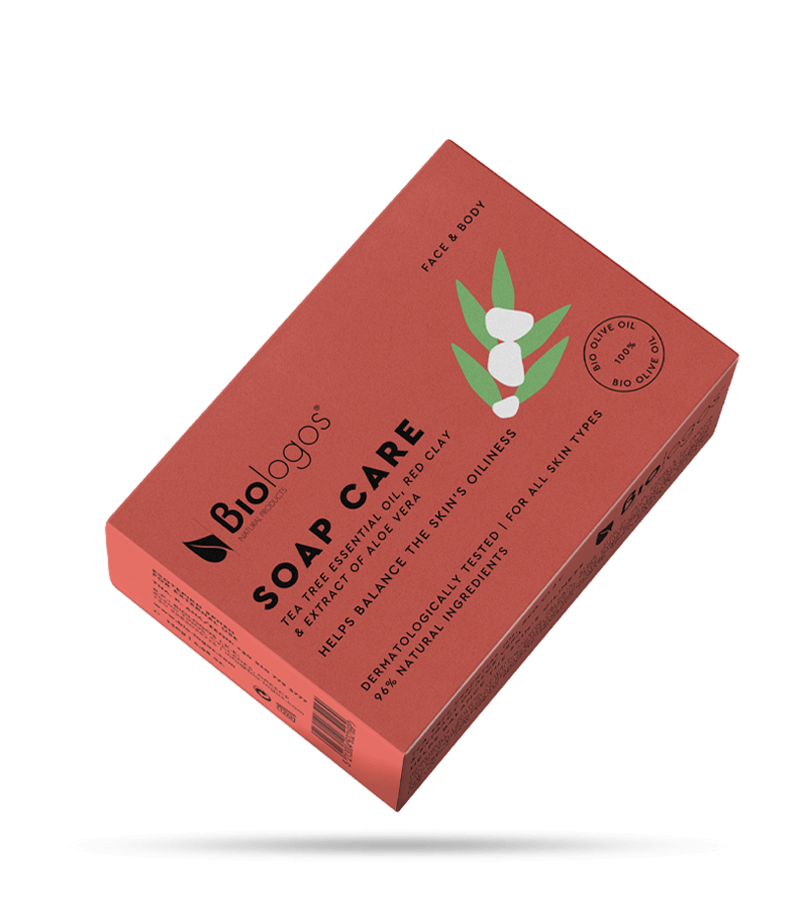 Σαπούνι με Τεϊόδεντρο, Κόκκινη Άργιλο & Εκχύλισμα Αλόης Βέρα 130g (Βιολόγος)