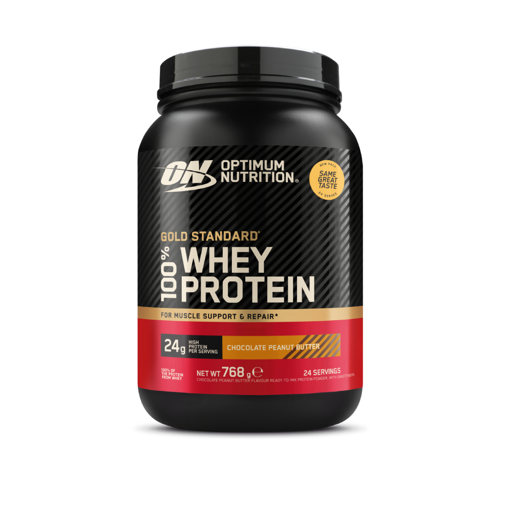 100% Whey Gold Standard 768g (Optimum Nutrition) Chocolate Peanut butter
