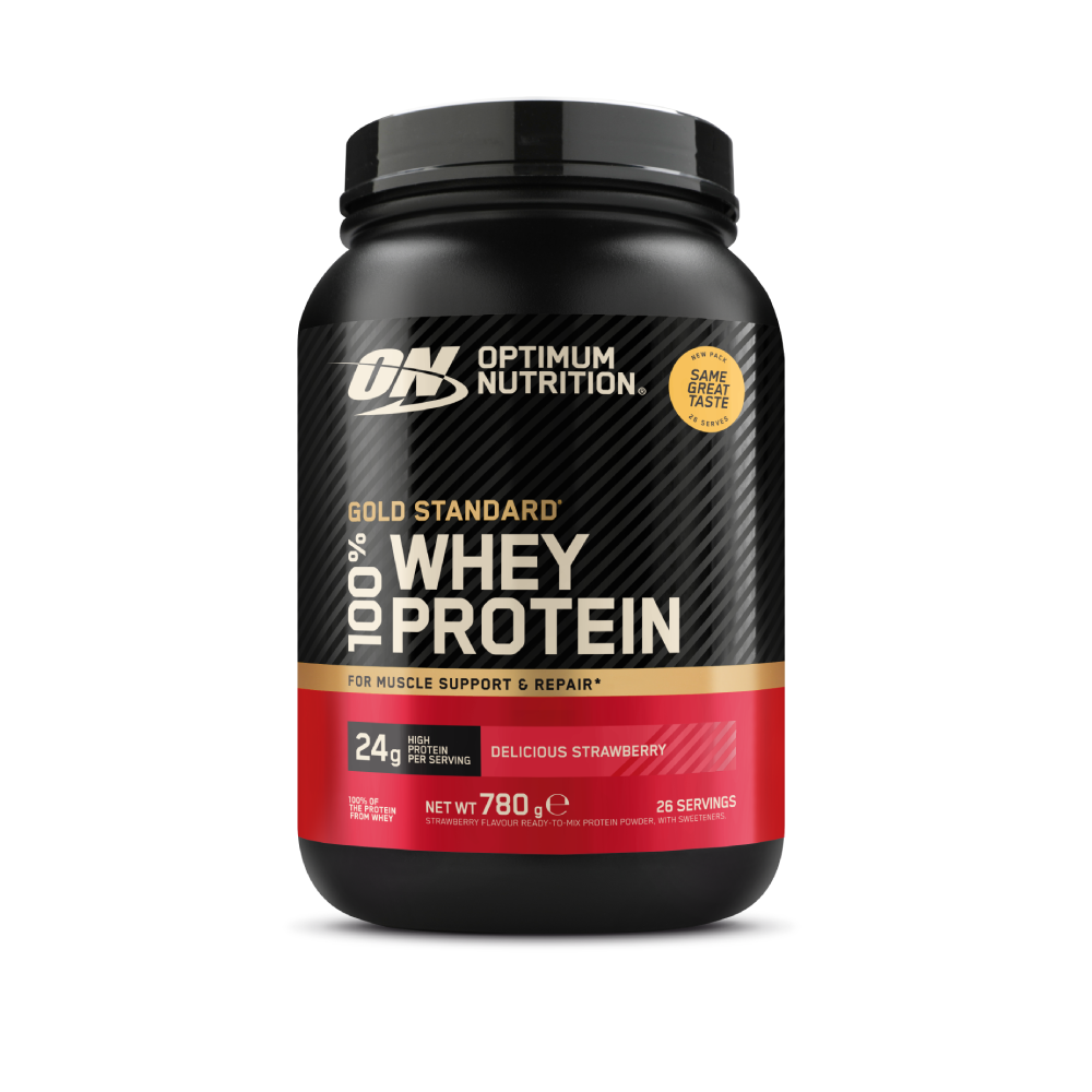100% Whey Gold Standard 768g (Optimum Nutrition) Delicious Strawberry