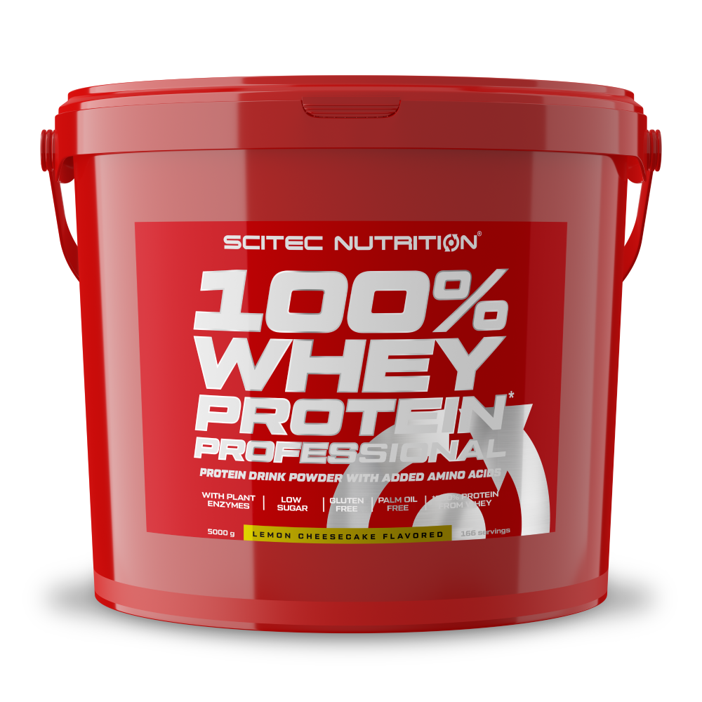 100% Whey Protein Professional 5000g (Scitec Nutrition) Lemon Cheesecake