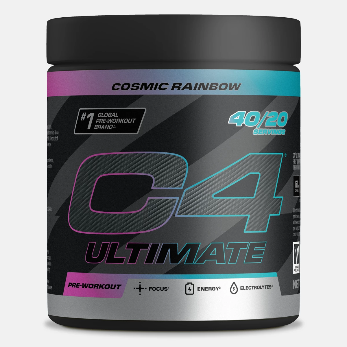 C4 Ultimate Pre-Workout 380g, 40servs (Cellucor) Cosmic Rainbow