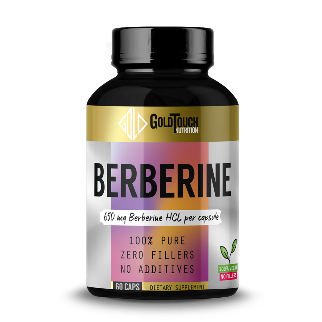 Berberine HCL 650mg 60caps (GoldTouch Nutrition)