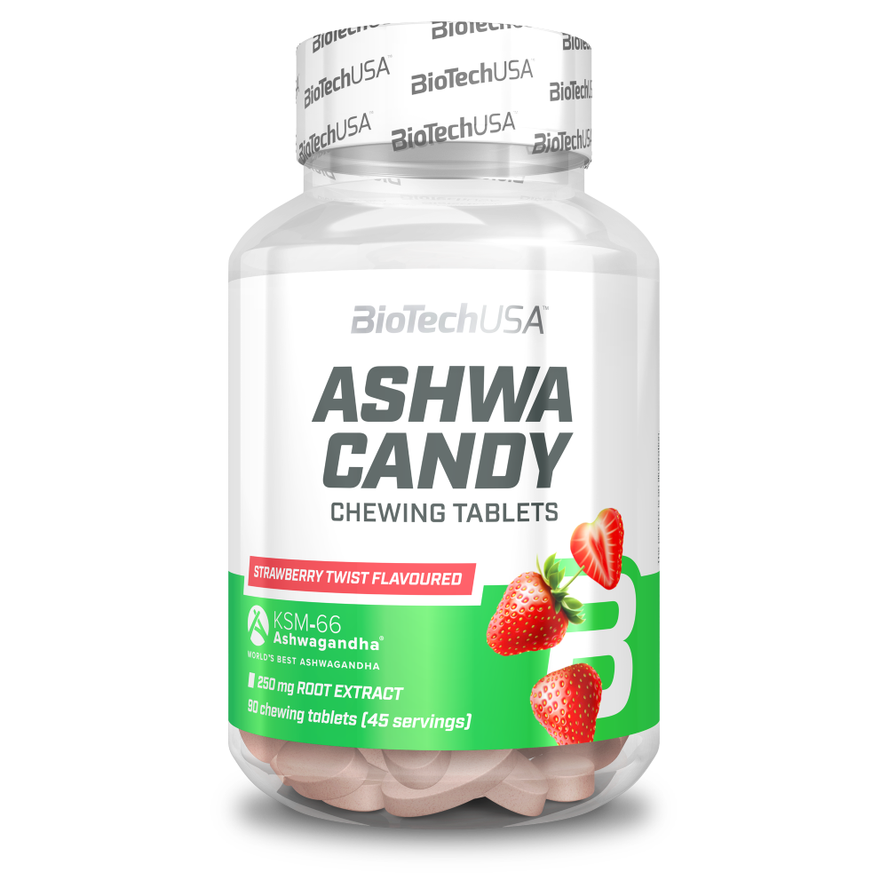 KSM-66® Ashwa Candy 90 chewable tabs (BiotechUSA)