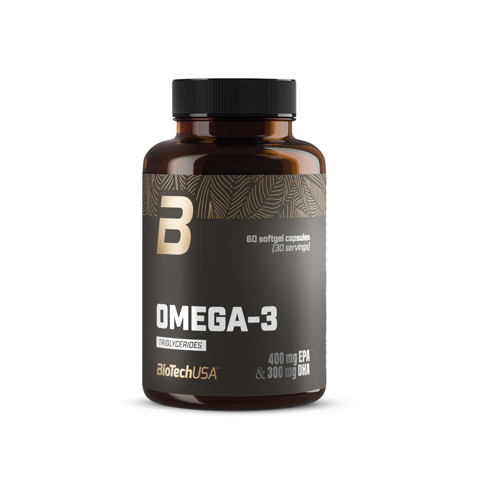 Omega-3 Triglycerides 60 softgel caps (BiotechUSA)