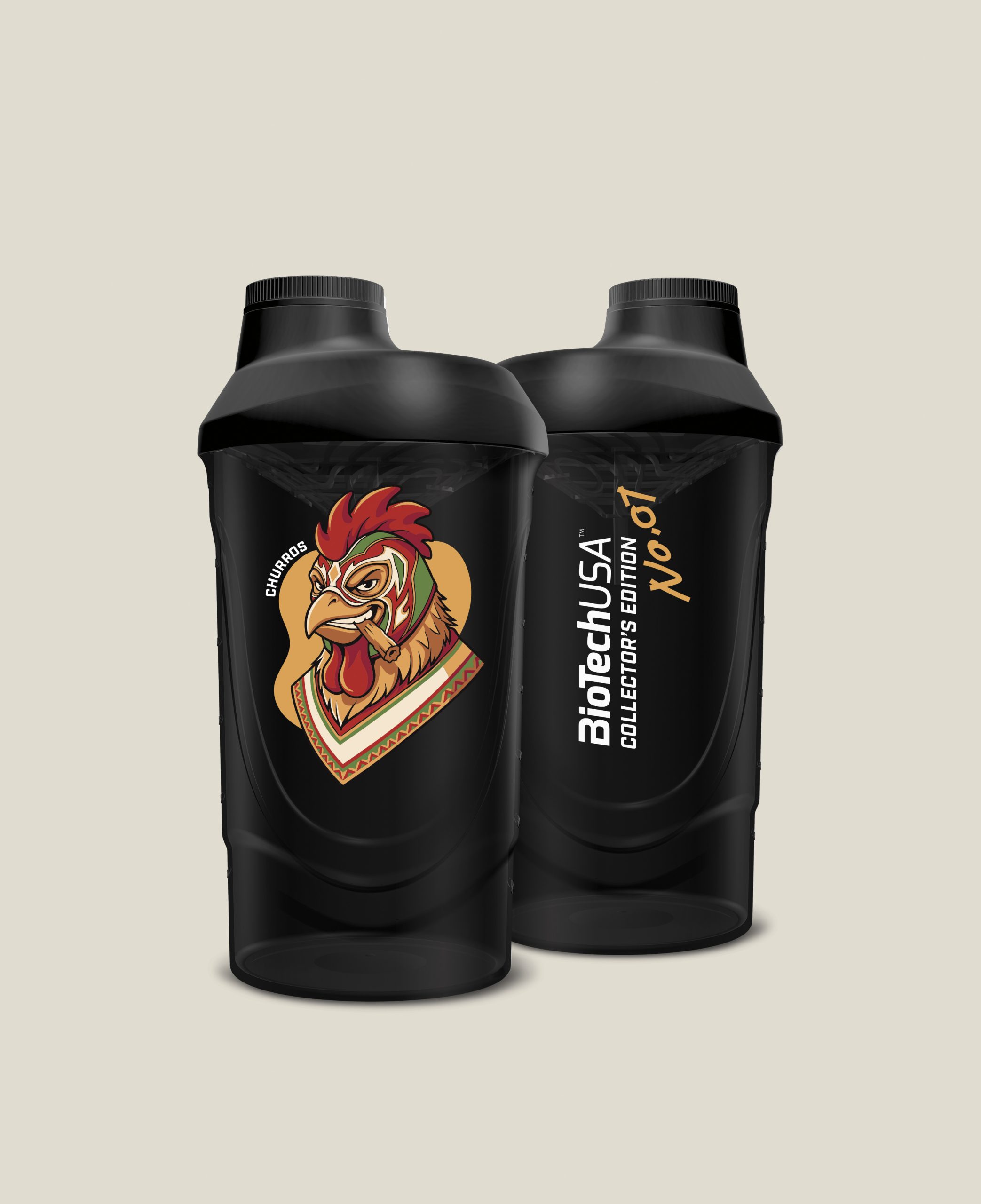 Limited Edition Black Shaker Churros 600ml (BiotechUSA)
